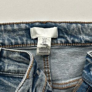 H&M Medium Blue Straight-Leg Denim Jeans